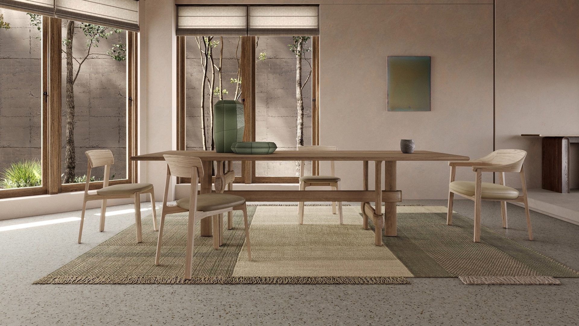 AVAX_DISTRICT EIGHT_KNOT DINING TABLE